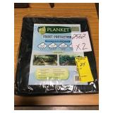 10ft x 20ft rectangular frost blanket x 2