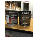 mixed lot stain and polyurethane x 2