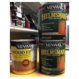 mixed lot Stain & Spar urethane x 3 gals