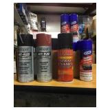 mixed lot armor, primer, spray enamel & more