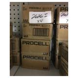 Six 24 packs of AAA batteries x 4