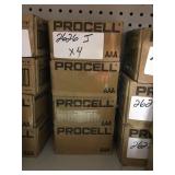 Six 24 packs of AAA batteries x 4