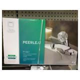 Single-Handle Chrome Lavatory Faucet x 2