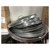 Mixed Lot: trash can lids & water heater pans