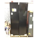 Free standing cabinet. Heavy damage.