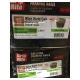 3 1/4in x .120in Collated Framing Nails x2.