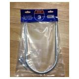 Zinc Plated Post Loops x2.