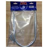 Zinc Plated Post Loops x3.