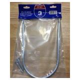 Zinc Plated Post Loops x6.