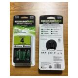 Rechargeable Battery Charger x 4