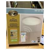 12" Smart LED Flush Mount Light set x 4 boxes