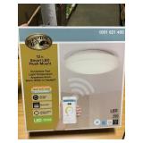 12" Smart LED Flush Mount Light set x 4 boxes