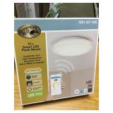 12" Smart LED Flush Mount Light set x 8 boxes