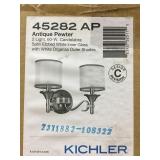 Kichler 45282AP 2 Bulb Vanity Light Pewter