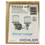 Kichler 45282AP 2 Bulb Vanity Light Pewter