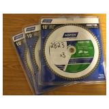 10in Wet/Dry turbo rim Diamond Saw Blade x3