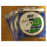 10in Wet/Dry turbo rim Diamond Saw Blade x3