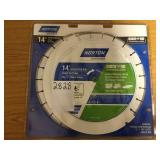 14in wet/dry segmented rim diamond saw blade