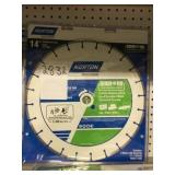 14in wet/dry segmented rim diamond saw blade