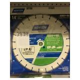 14in wet/dry segmented rim diamond saw blade