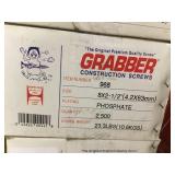 8" x 2.5" grabber construction screws x2
