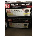 2-3/8" x .113" collated framing nails x2 boxes