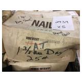 1-3/8" ring shank drywall screws x5