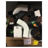 Mix: downspout & flex drain pieces