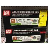 1.75" x .092" collated siding/fencing nails x2