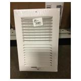 12in. White aluminum register covers