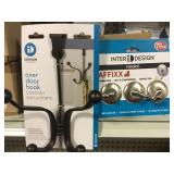 Mix: peel and stick hooks & over door hooks