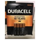 9 four packs of AAA duracell batteries x2