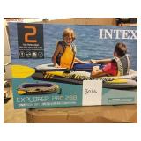 intex explorer pro 200 inflatable boat set