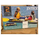 intex explorer pro 200 inflatable boat set