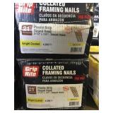 3.5" x .131" collated framing nails x 2 boxes