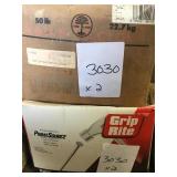 1.25" ring shank drywall nails x2