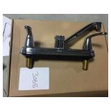 Two Handle Kitchen Faucet w/ Hand Sprayer.