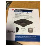 Durock shower system drain assembly.