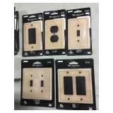 Light switch plates x4