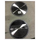 12in Craftsman carbide tipped saw blade x2.