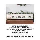 Chip & Joanna Gaines Countdown to Christmas x 2