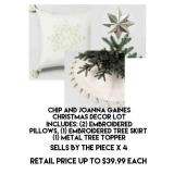 Christmas Decor Lot by the piece x 4