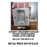 Ancient Treasures Passage Pocket Door Handle x 10