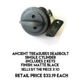 Ancient Treasures Deadbolt x 10