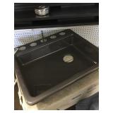 KOHLER cast iron basin sink