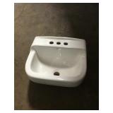 Mansfield wall hung lavatory sink x 2