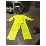 Jomac yellow 2 piece rain suit x 10