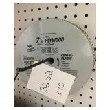 7-1/4 in. Steel Plywood Blade x 10