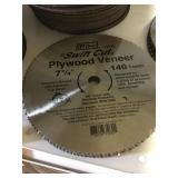 7-1/4in. Plywood/veneer blade x 10