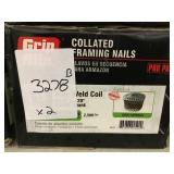 3-1/4" x .120" Collated Framing Nails x 2 boxes